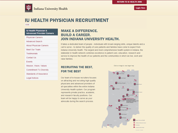 IU Health Physician Recruitment